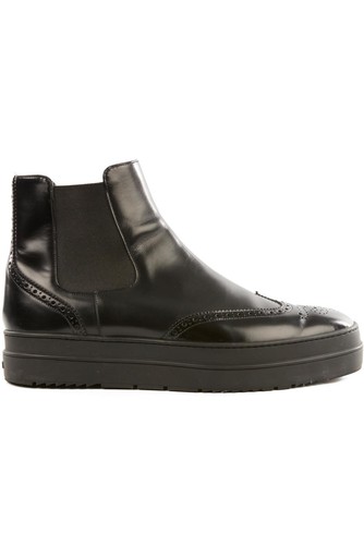 Prada black men leather - men's,