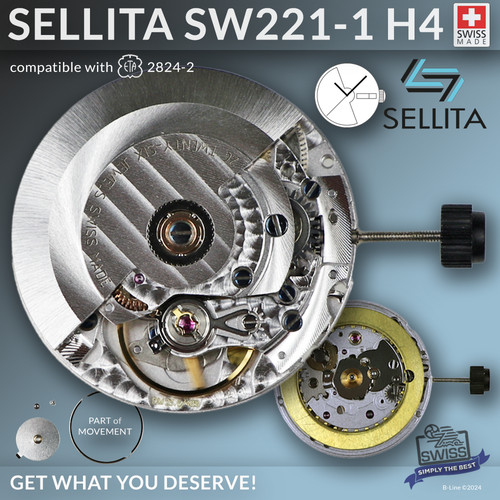 Movement sellita sw221 h4 - movement,
