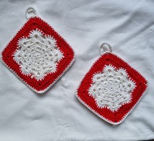 Coppia di presine fatte a mano
