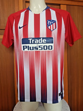Camiseta Atletico Madrid Nike Shirt 2018-19 Maglia home Maillot L Trikot vintage