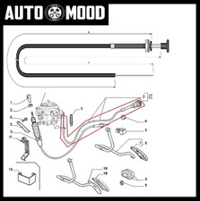 CAVO COMANDO ARIA AL CARBURATORE AUTOBIANCHI A 112 - FIAT 127 - 128 PER 7666325