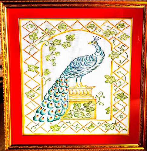 Quadro uncinetto fatto - a, mano