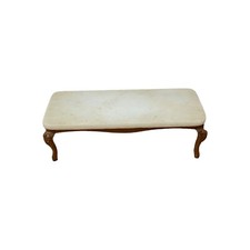 Tavolino da caffè vintage in marmo Reminiscenza casa delle bambole miniatura piede artiglio fine?