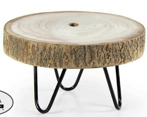 Tavolino corteccia albero - tavolino,