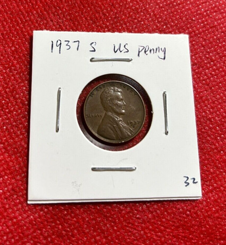 Moneta penny del 1937 - moneta, us
