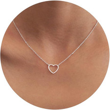 WAEFOER Collana Cuore Donna