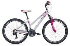 MTB TORPADO STORM 26 DONNA TY300 21V BIANCO FUXIA