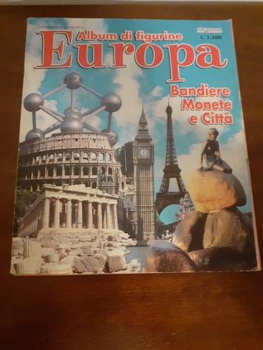 Album figurine europa bandiere - album,