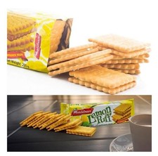 200gx2 Risparmio Limone Puff Tea Biscotti Vera Crema Limone 02 Confezioni Regalo