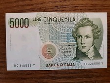Lot of 5 - 5000 Lire Bellini