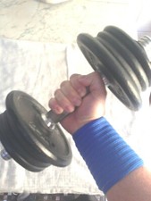 LOTTO POLSIERE 3 PAIA (6 FASCE) Proffessionali per Sollevamento pesi Palestra