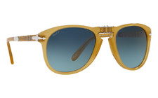 Occhiali da sole Persol PO0714SM 204/S3 Steve McQueen giallo opale blu polarizzati 54 mm