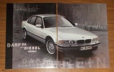 Rara Pubblicità BMW 740D -