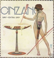 PUBBLICITA' 1921 CINZANO DRY
