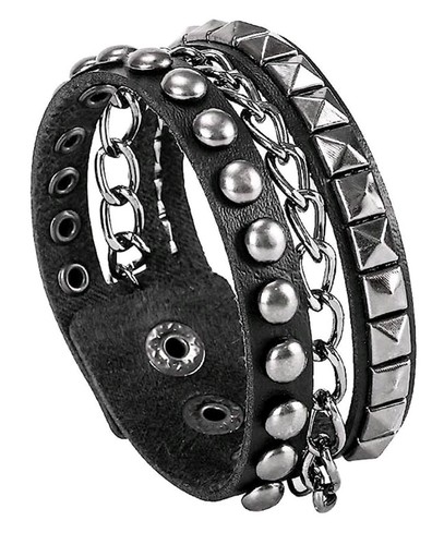 Bracciale punk con borchie - borchie, e