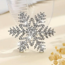 spilla fiocco di neve spilla