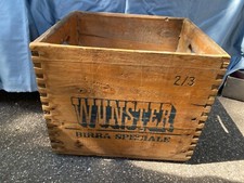 ? Cassetta In Legno Birra WUNSTER - anni ‘70 - Vintage