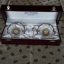 Set Sale e Pepe Argento 800 e Cristallo Echt Bleikristal Gepreisst 24% Piombo 
