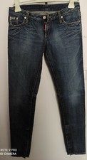 Woman Jeans Dsquared Size 40 Vita Bassa E Gamba Stretta