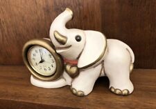 CERAMICA THUN OROLOGIO E SVEGLIA CON ELEFANTINO FUNZIONANTE