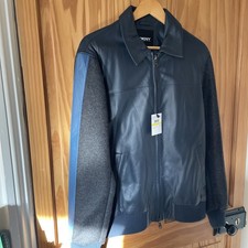 Rrp £629 giacca uomo DKNY blu