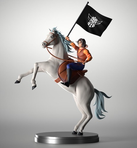 Actarus goldrake con cavallo - goldrake,