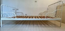 IKEA Struttura letto allungabile e doghe, bianco, 80x200 cm