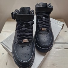 Nike Air Force 1 Mid (GS), nere, taglia 38 nuove e mai indossate. Confezione Originale