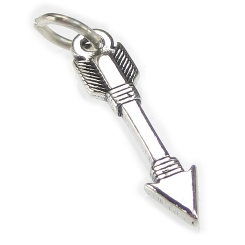 Ciondolo freccia argento - in,