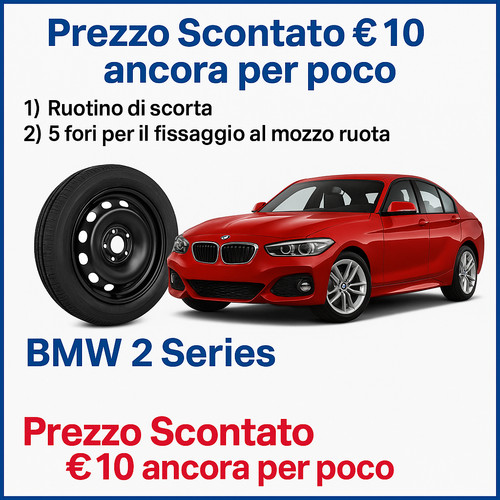 Kit ruotino scorta bmw - di,