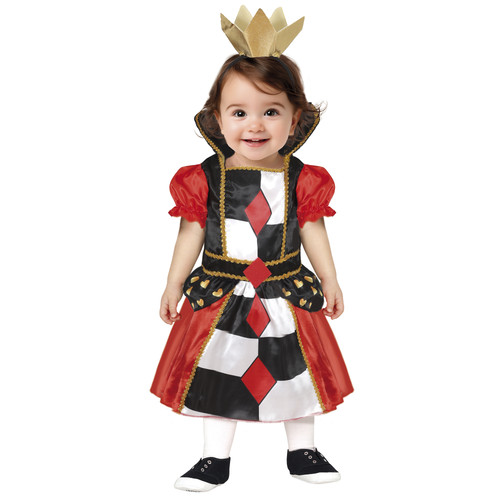 Costume regina cuori baby - costume, di