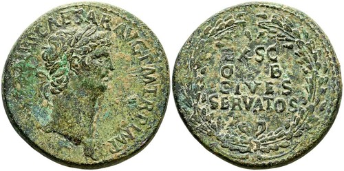 Claudio sesterzio ae - sesterzio., (ae