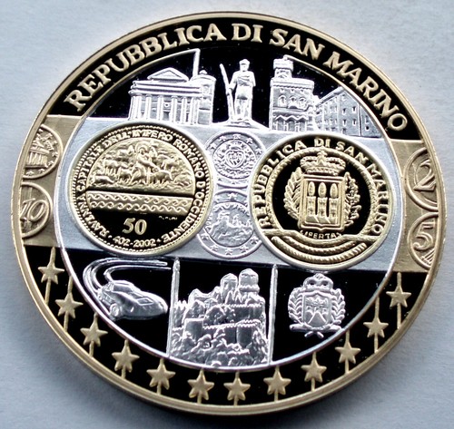 San marino proof - bu, medaglia