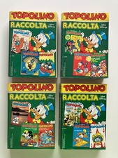 LOTTO 4 ALBI FUMETTI TOPOLINO RACCOLTA 14 15 17 28 DISNEY MONDADORI