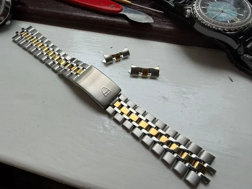 Tudor strap silver gold - tudor,