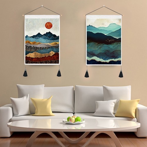 Tapisserie montagne avec - montagne,