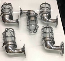 Applique da parete 90 gradi design nautico in alluminio collo di cigno lotto ...