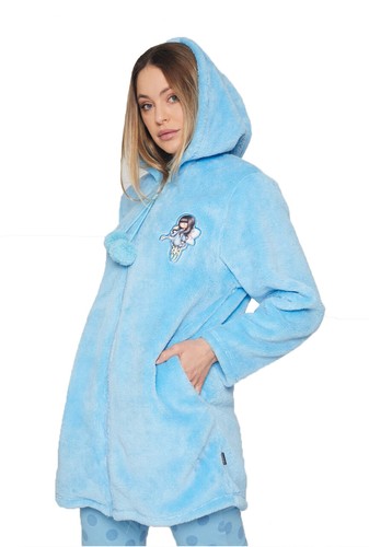 Vestaglia pile donna con - in,