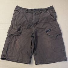 Vans Cargo Shorts Adult 32 Brown Embroidered Logo Pockets Skate Grunge Y2K Mens