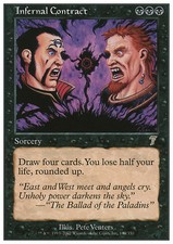 MTG INFERNAL CONTRACT -