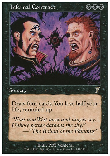 Mtg infernal contract - infernal,