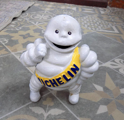 Cast iron michelin man - cast,