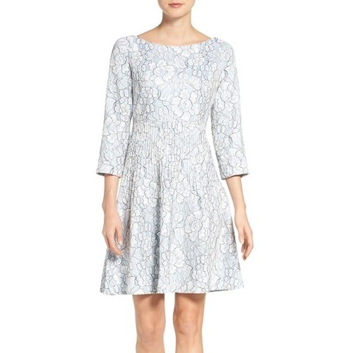 Abito eliza ricamato pizzo - eliza,