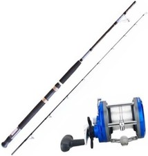 Kit Traina Globe Fishing Syncron 2.10Mt 50Lbs + Mulinello Sunset Sunsail 502 GTX