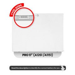 Battery for macbook - battery, (a1189)