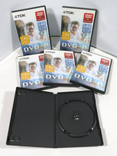 PRL) 6 CUSTODIE CUSTODIA VUOTA PORTA CD DVD CASE LOTTO LOT BOX BOXES FILM LASER