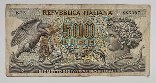 Billete italia 500 - billete,