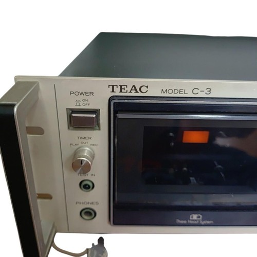 Teac cassette deck stereo - c-3,