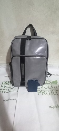 Zaino piquadro grigio - grigio, in