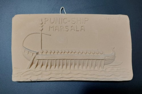 Ceramica artistica punic - artistica, "punic-ship